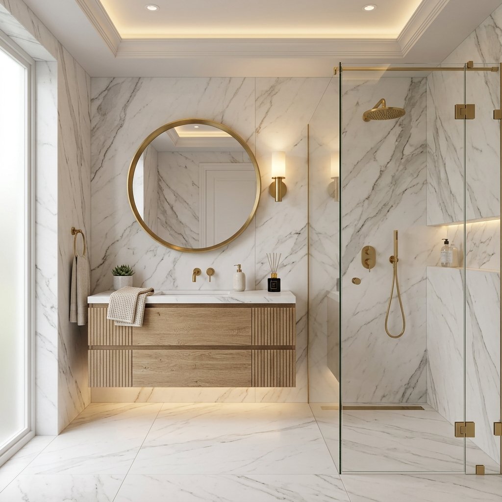 Contemporary luxury bathroom design